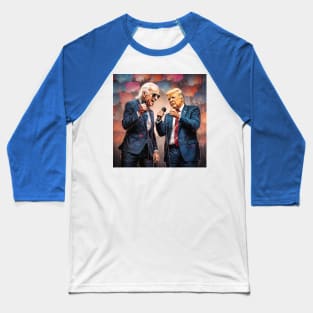 Trump vs Biden - Tshirt Design Baseball T-Shirt